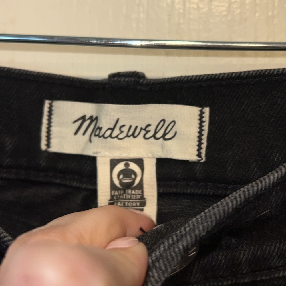 Madewell Slim Demi-Boot Faded Black Denim - Picture 5 of 7